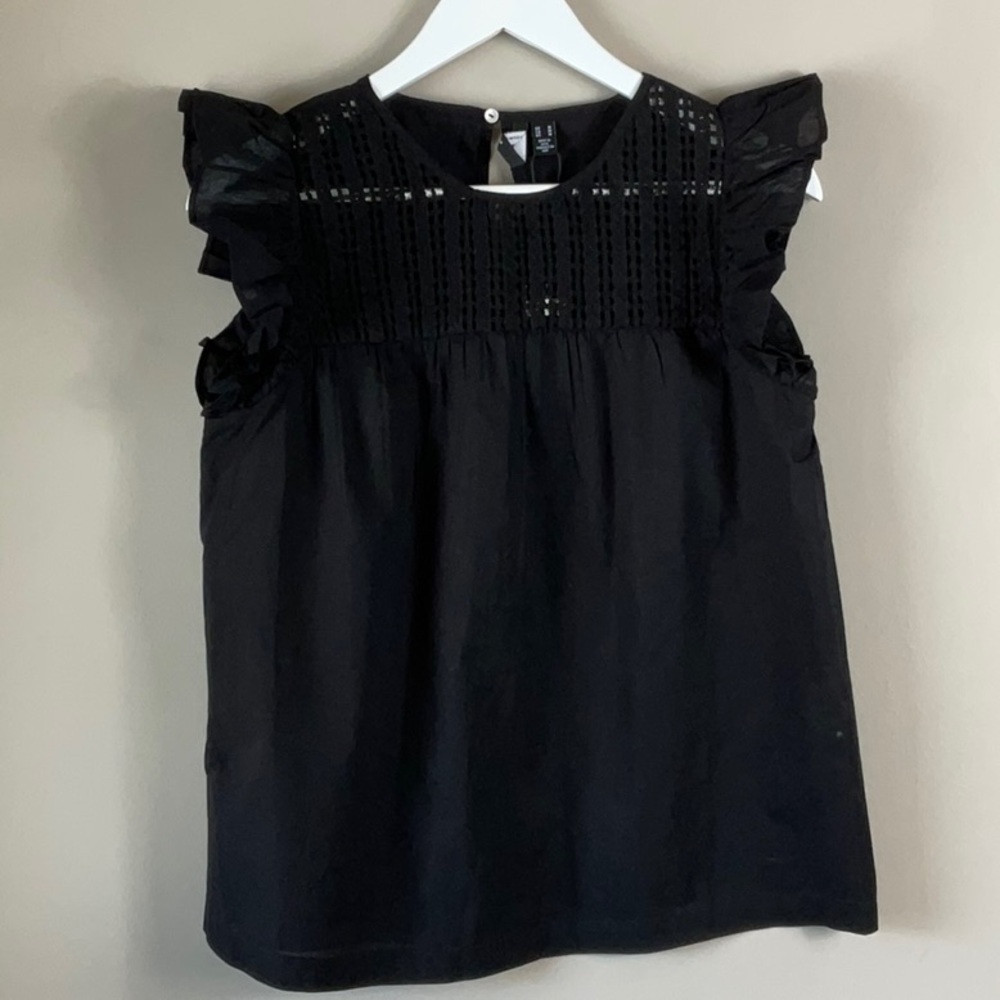 VERO MODA Loretta sleeveless top woven black
